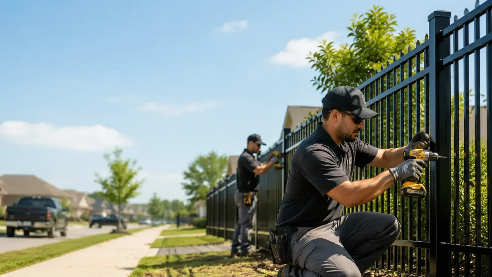 Metal Fence Installation in Summerfield, OH